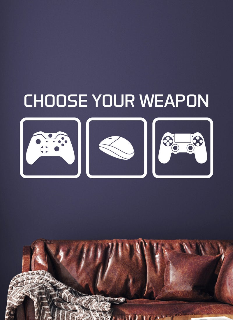 Spoil Your Wall Choose Your Gaming Quote Wall Decal - Wall Arts Home Décor - Wall Sticker - 90x40 cm by Spoil Your Wall  - Image 2