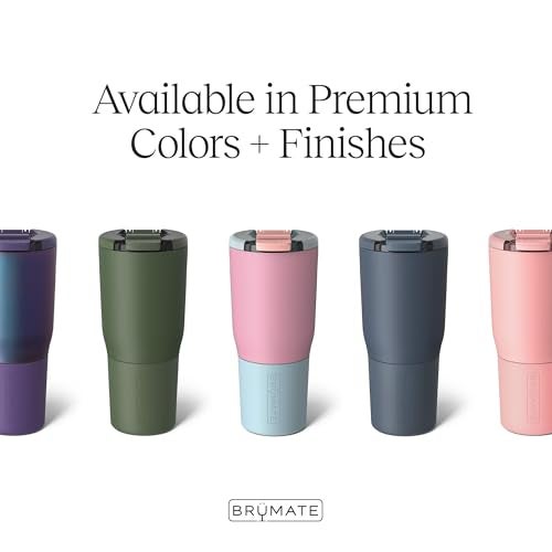 BrÃ¼Mate BrüMate Nav 25oz 100% Leak Proof Insulated Travel Tumbler with Magnetic BevLock™ Lid - Double Wall Cup-Holder Friendly Stainless Steel Mug (Dark Aura) - Image 2
