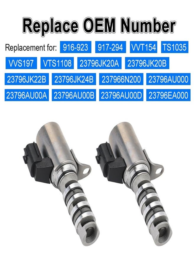 zayody Engine Variable Valve Timing VVT Solenoid Compatible with Infiniti G35 EX35 G37 M35 FX35 FX50 G25 M37 M56 QX56 Q50 Q60 QX70 QX80 QX50 Q70 Q70L Nissan 350Z 370Z Replacement for 916-923 917-294 - Image 3