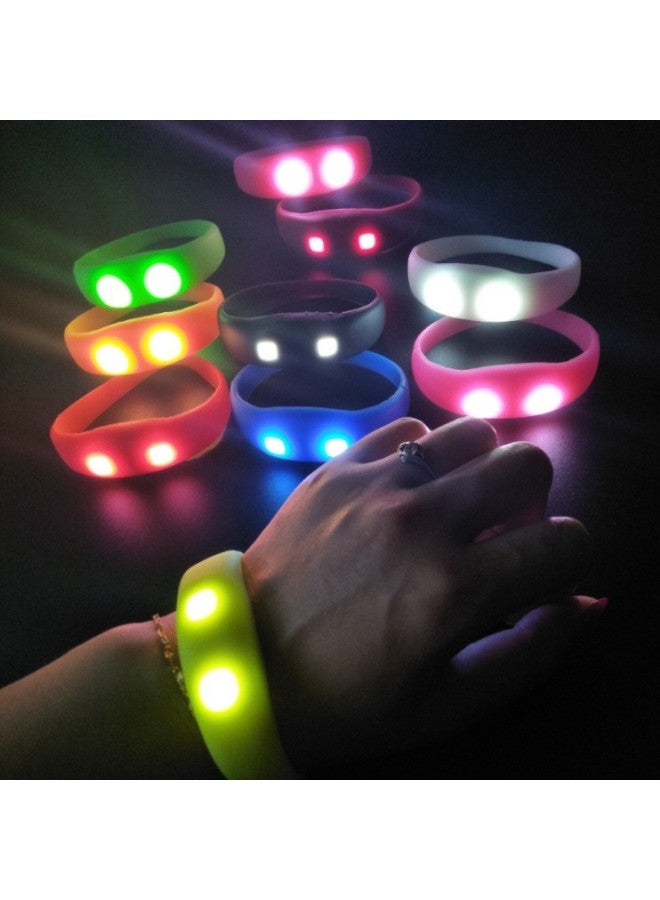 Concert Bar Atmosphere Remote Control Luminous Bracelet Enterprise Annual Meeting Lottery Voice Control Led Aid Luminous Bracelet-Color:Voice Controlled Red, Yellow, Blue, Green, Pink And White 6 Colors Mixed Hair  - Image 3