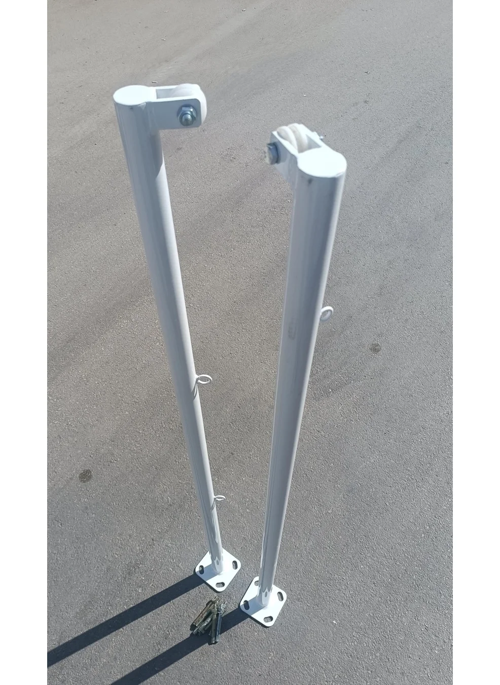 adelinspor Fixed Dowel Badminton Pole