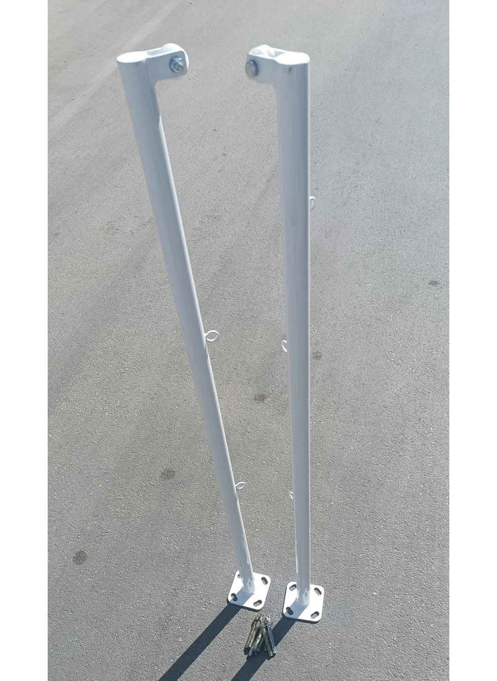adelinspor Fixed Dowel Badminton Pole