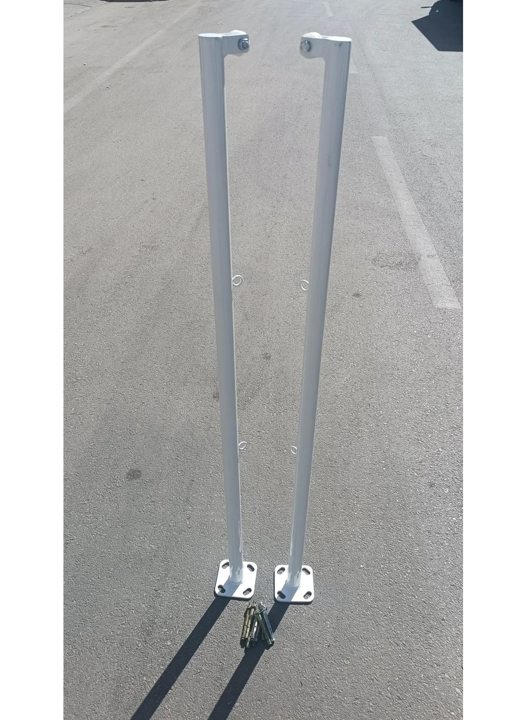 adelinspor Fixed Dowel Badminton Pole
