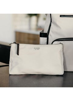 JuJuBe JuJuBe x Witney Carson - New 3-Piece Pouch Set, Diaper Bag Organizing Pouches, Convertible to Small Purse with Crossbody Strap, Perfect for Travel, Zipper Cosmetic or Makeup Pouch, Cloud  - Image 2