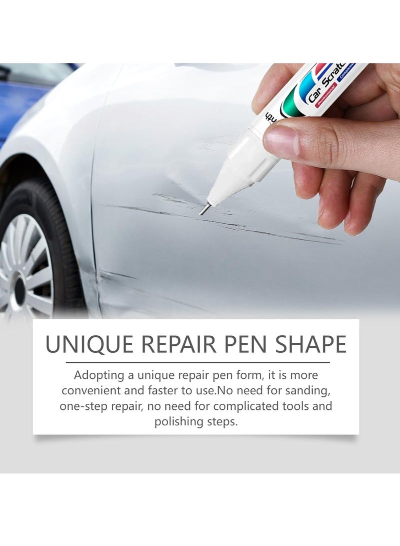 Touch Up Paint for Cars, Automotive Paint, 2 in 1 Car Touch Up Paint Erase Car Scratches Pen for Vehicles, Quick  Easy to Repair Universal Car Paint (Silver) - Image 5