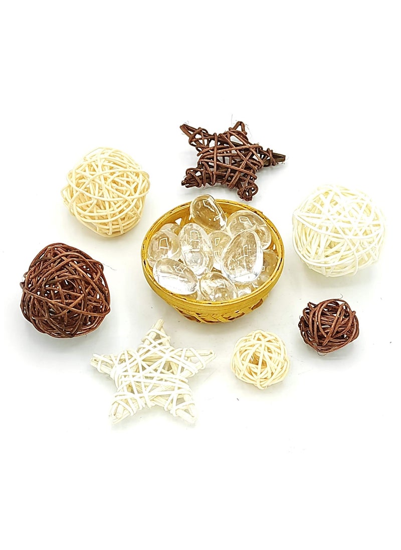 Plus Value Plus Value Natural Clear Quartz Crystal Pebbles Tumbled AAA Stone for Wealth Prosperity 200grams in Basket  - Image 3