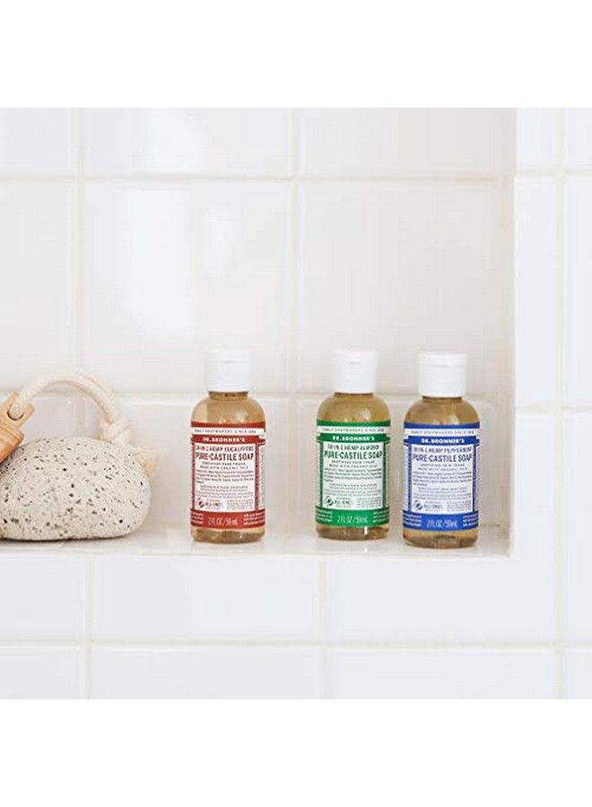 Dr. Bronner's Dr Bronner’S Purecastile Liquid Soap (Eucalyptus 2 Ounce) Made With Organic Oils 18In1 Uses: Face Body Hair Laundry Pets And Dishes Concentrated Vegan Nongmo - Image 4