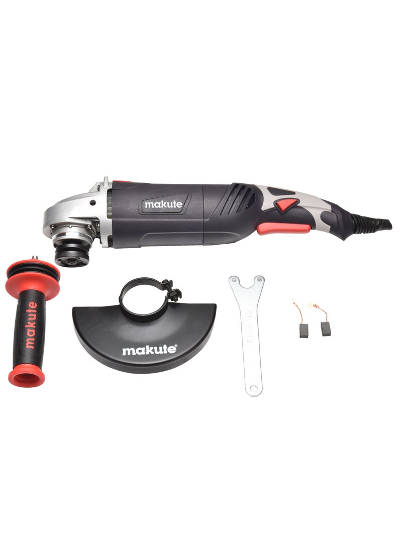 makute AG015 Angle Grinder: Powerful 1550W Tool with 150mm Disc and 9000rpm Speed - Image 1