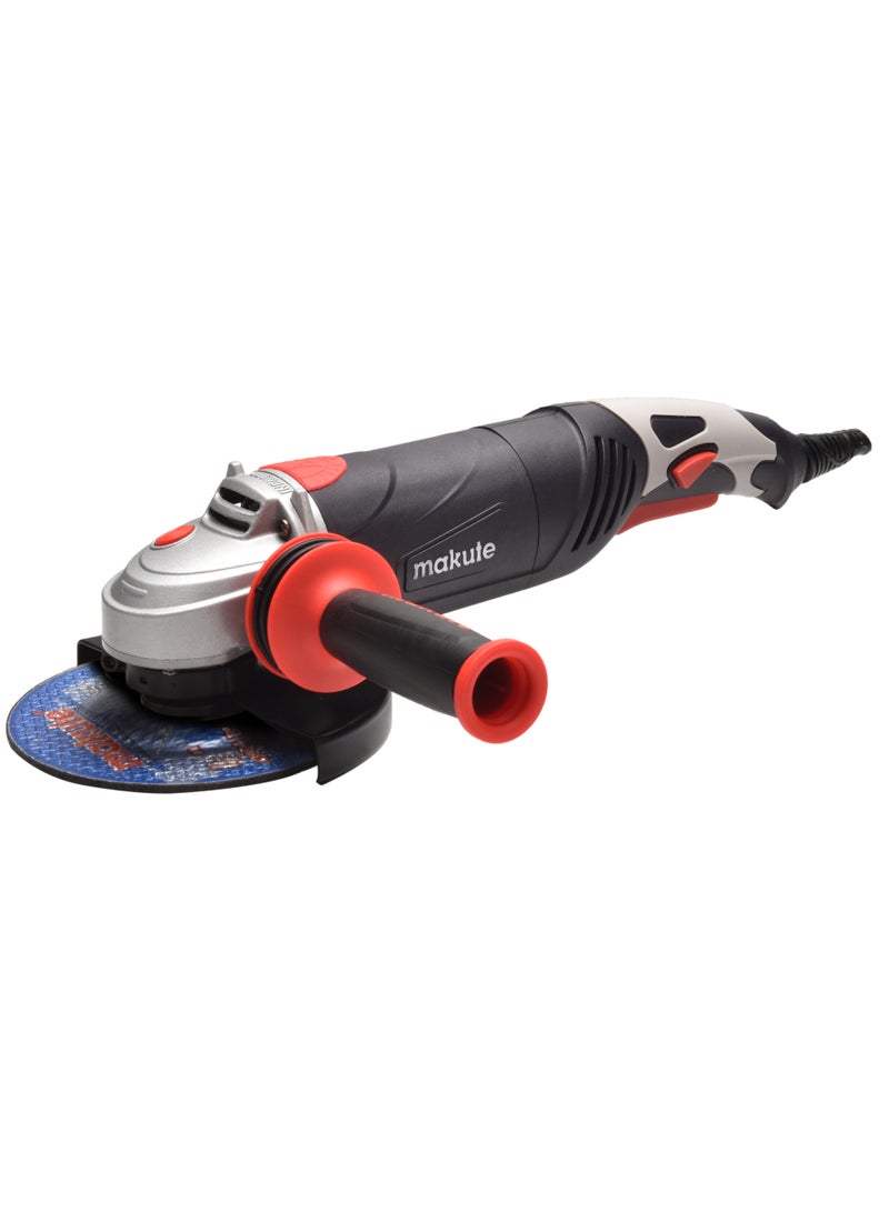 makute AG015 Angle Grinder: Powerful 1550W Tool with 150mm Disc and 9000rpm Speed - Image 3