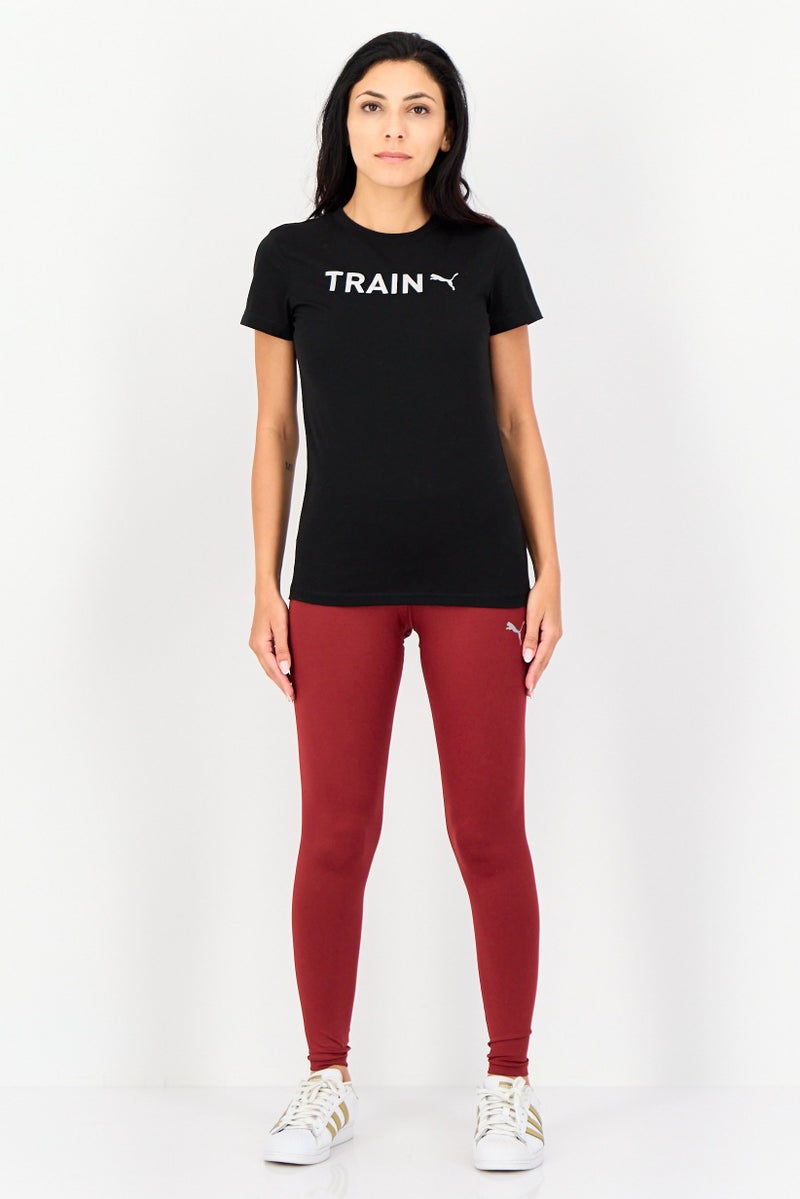 PUMA Women Sportswear Fit Short Sleeve Training T-Shirt, Black - Image 3