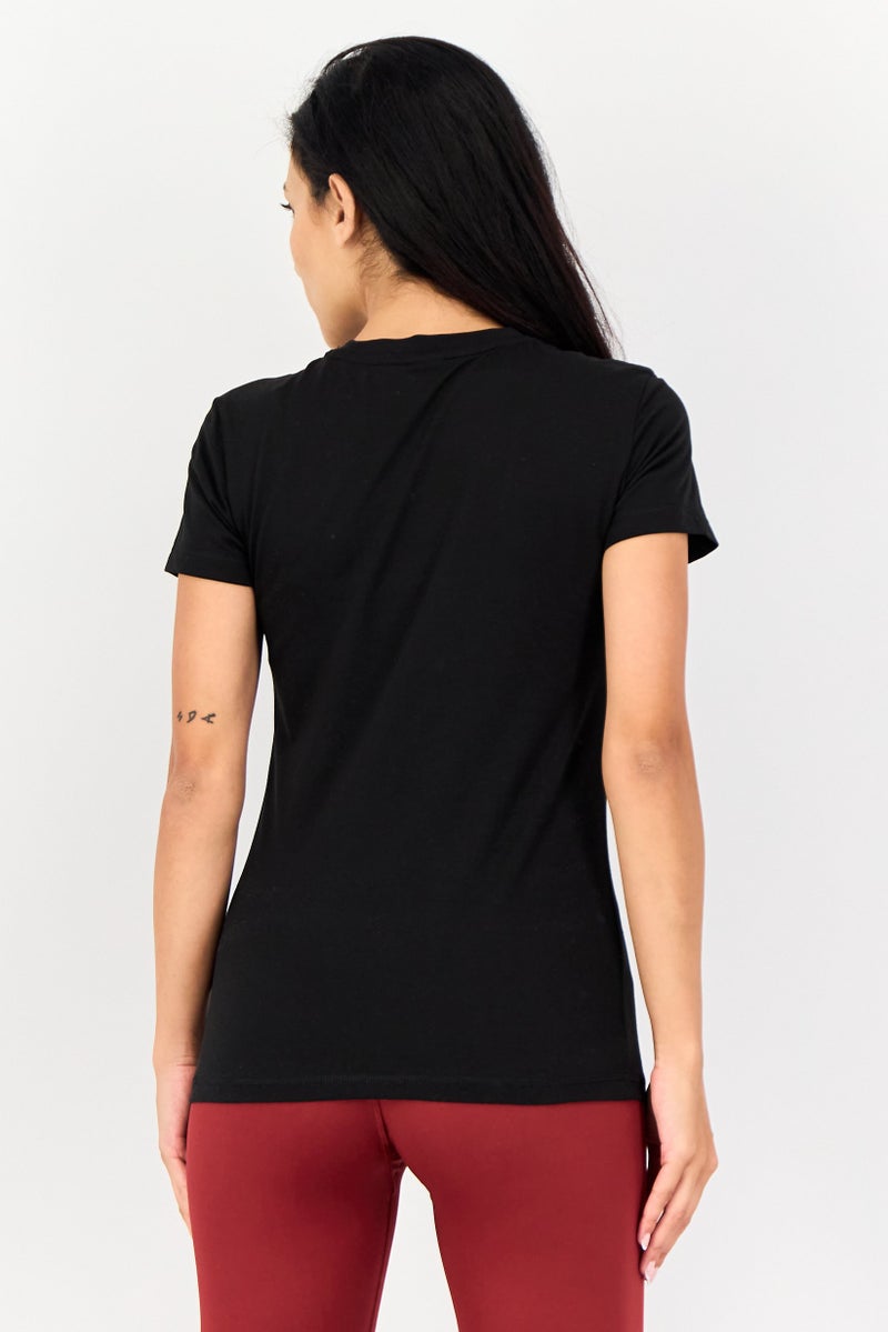 PUMA Women Sportswear Fit Short Sleeve Training T-Shirt, Black - Image 4