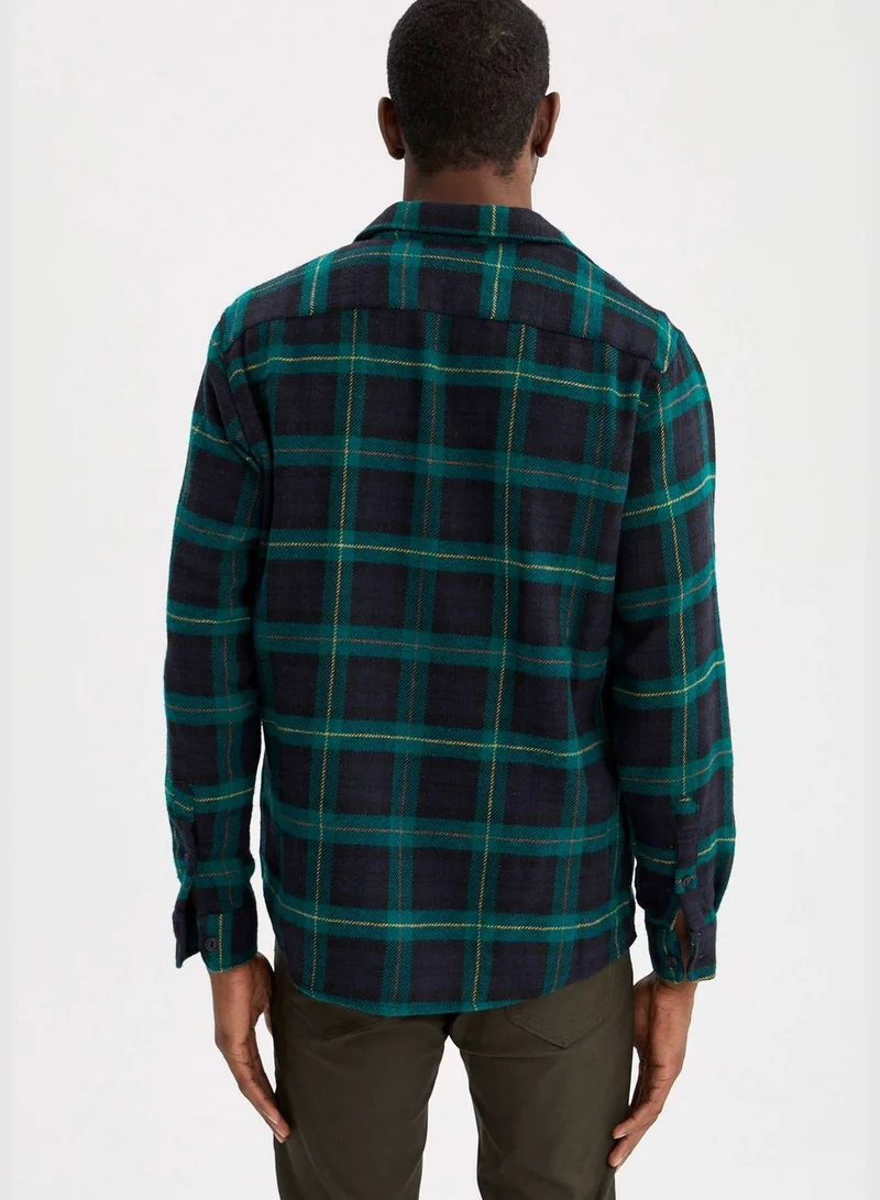 DeFacto Long Sleeve Check Patterned Shirt