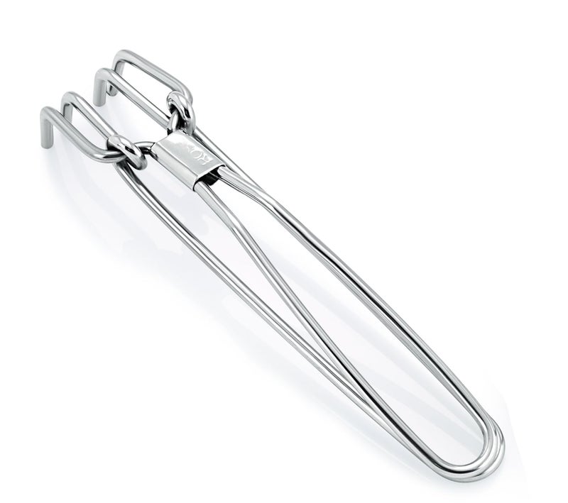 Petals Pakkad Lifter Wire Tong and Double Mesh Tea Strainer Combo Strainer 95x23x5cm and LifterPakkad 22x45x5cm - Image 3