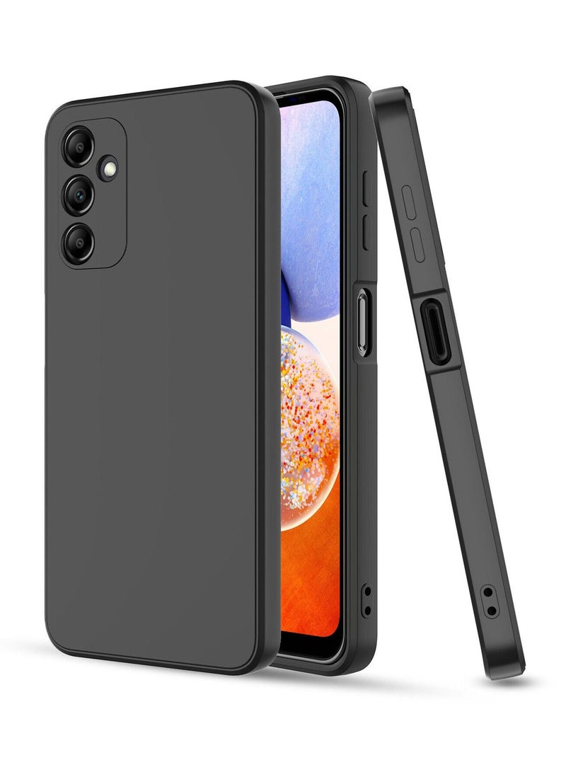 جراب من السيليكون الناعم لهاتف Samsung Galaxy A14 5G مضاد للصدمات غطاء خلفي مطفأ اللمعة بطانة نسيج داخلية مع جراب حماية للكاميرا لهاتف Samsung Galaxy A14 5G - Image 2