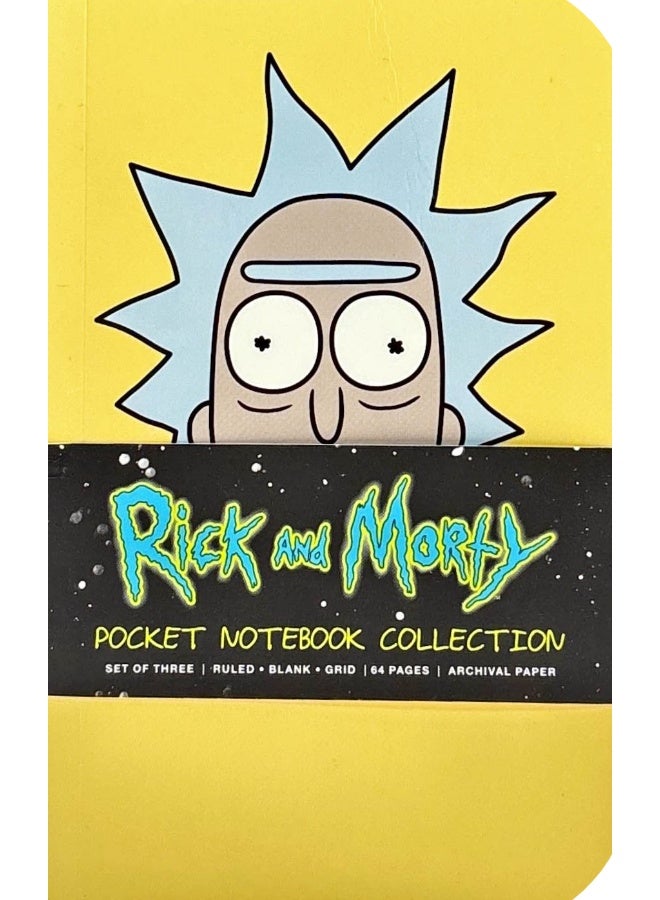 Rick And Morty: Pocket Notebook Collection (Set Of 3)  - Image 1