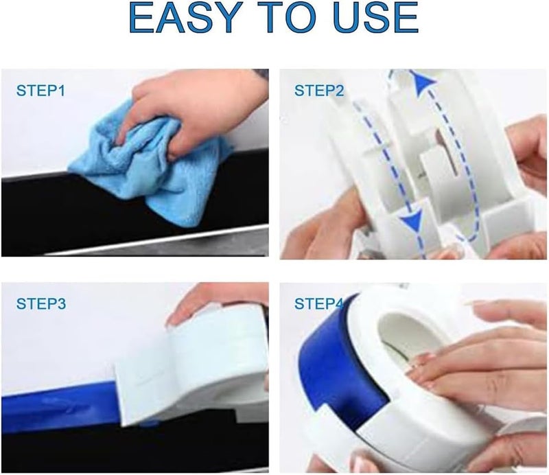 Beauty sewing sticker tool, masking paper tape machine, decoration beauty sewing and gluing auxiliary manual sticker machine 2 beauty sewing tools + 2 stickers - Image 4