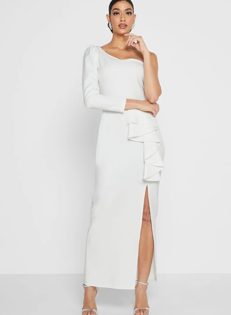 Ella Limited Edition One Shoulder Ruffle Dress