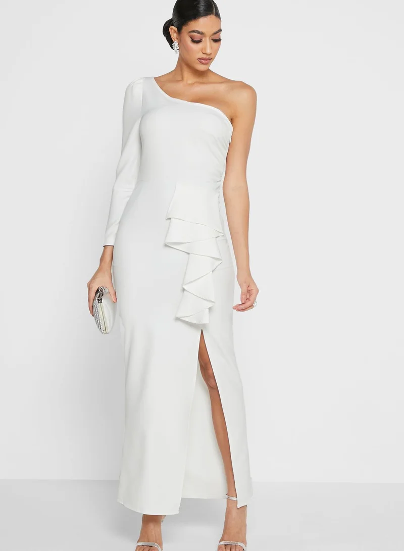 Ella Limited Edition One Shoulder Ruffle Dress