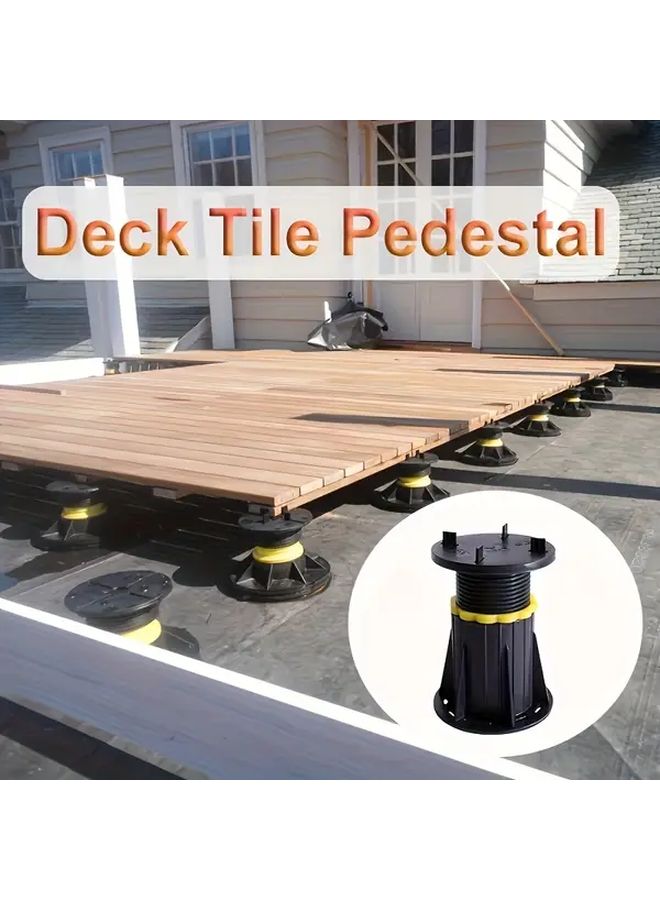 Heavy Duty Adjustable Paver Pedestal Base 33 Sets For Patio Deck Balcony - Image 5