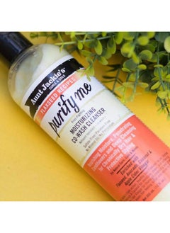 Aunt Jackie's Aunt Jackie's Flaxseed Recipes Purify Me Frizz-Fighting Moisturizing Co-Wash Hair Cleanser for Chronically Dry Hair and Protective Styling, 12 Fl Oz  - Image 3