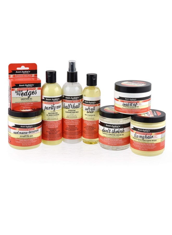 أنت جاكيز وصفات بذور الكتان من عمة جاكي، منظف ومرطب للشعر الجاف المزمن والتصفيف الواقي، 12 أونصة سائلة - Image 4