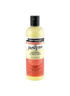 Aunt Jackie's Aunt Jackie's Flaxseed Recipes Purify Me Frizz-Fighting Moisturizing Co-Wash Hair Cleanser for Chronically Dry Hair and Protective Styling, 12 Fl Oz  - Image 1