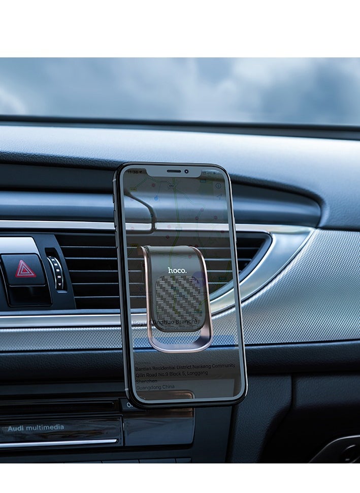 hoco. - hoco CA74 Universe Air Outlet Magnetic Car Holder – Compact Design, 700g Load Capacity, Universal Air Vent Mount - Image 1