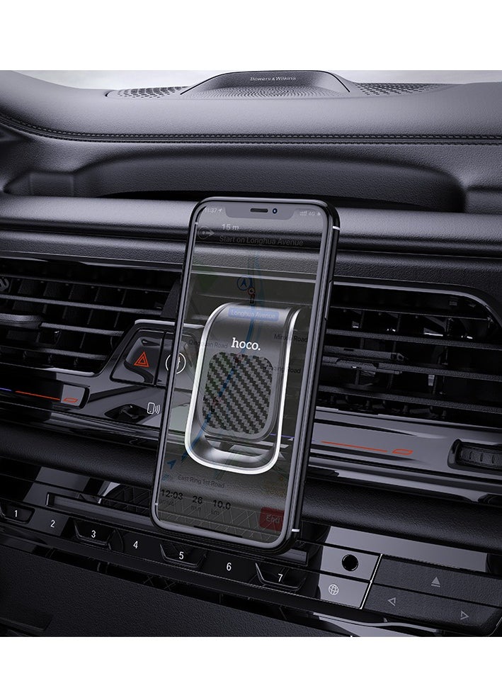 hoco. - hoco CA74 Universe Air Outlet Magnetic Car Holder – Compact Design, 700g Load Capacity, Universal Air Vent Mount - Image 1
