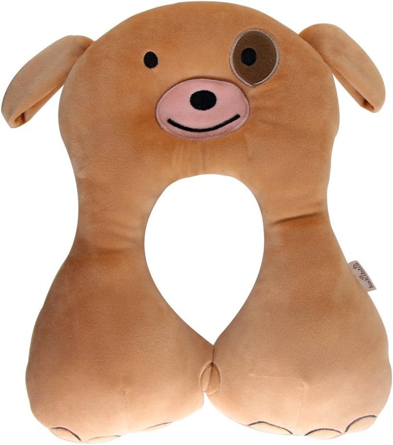 KAKIBLIN Baby Neck Pillow, Upgraded Baby Support Pillow,Baby Neck Support Pillow for Carseat, Newborn Neck Support for Car Seat,Pushchair,Travel(Brown) - Image 1