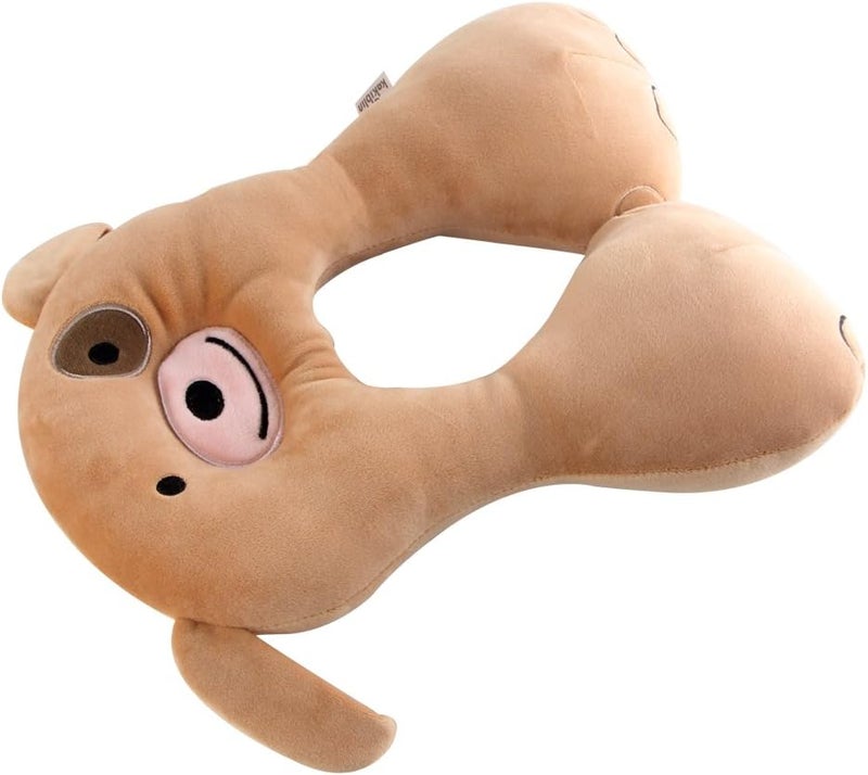 KAKIBLIN Baby Neck Pillow, Upgraded Baby Support Pillow,Baby Neck Support Pillow for Carseat, Newborn Neck Support for Car Seat,Pushchair,Travel(Brown) - Image 2