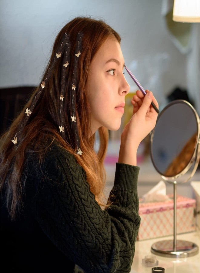 NICENEEDED 6Pcs Long Tassel Hair Chains for Braids, Gold Butterfly Jewelry Hair Clips Chains, 19.6 Inch Long Hair Barrettes Extensions Hair Accessories for Women Daily Wear Halloween - Image 4