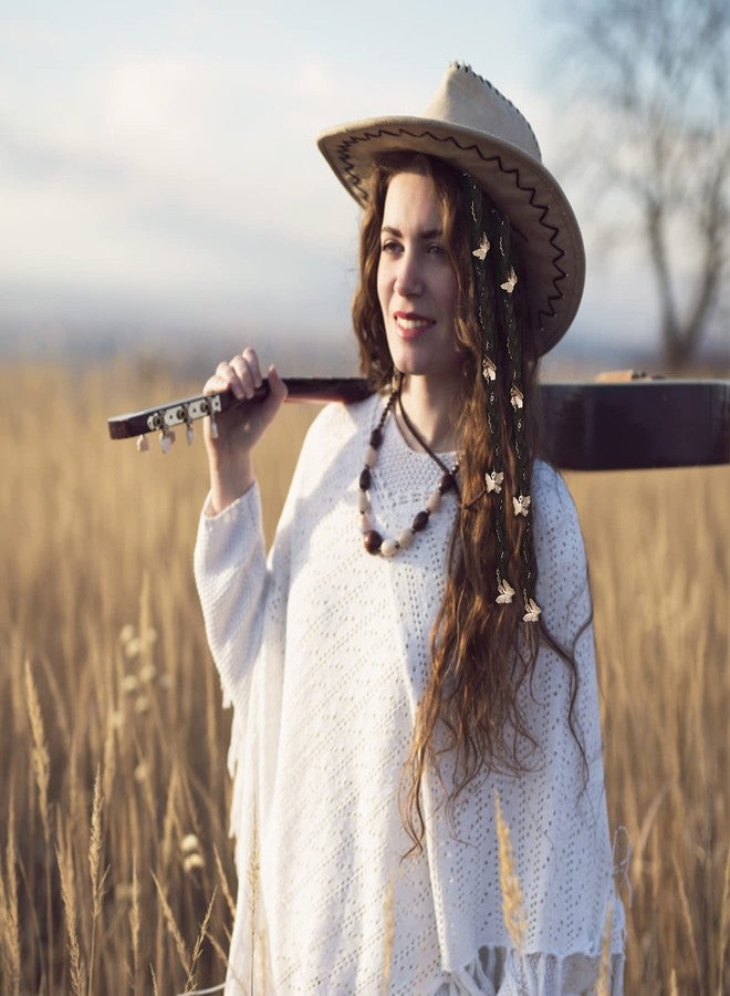 NICENEEDED 6Pcs Long Tassel Hair Chains for Braids, Gold Butterfly Jewelry Hair Clips Chains, 19.6 Inch Long Hair Barrettes Extensions Hair Accessories for Women Daily Wear Halloween - Image 5