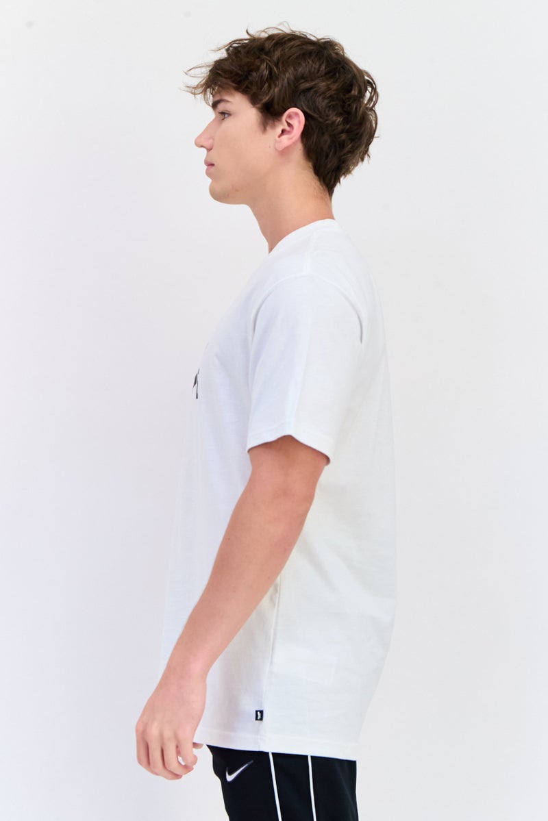 Nike Men Loose Fit Short Sleeve Outdoor T-Shirt, White  - Image 2