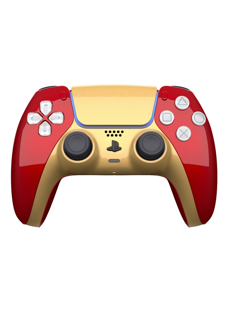 CRAFT by MERLIN PAINTED PLAY STATION 5 DUAL SENSE WIRELESS CONTROLLER CANDY RED - Image 1