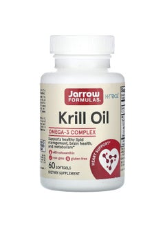 jarrow formulas Jarrow Formulas, Krill Oil, 60 Softgels  - Image 1