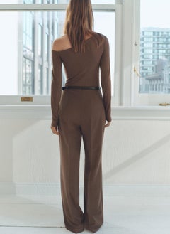MANGO Asymmetric Belt Jumpsuit  - Image 2