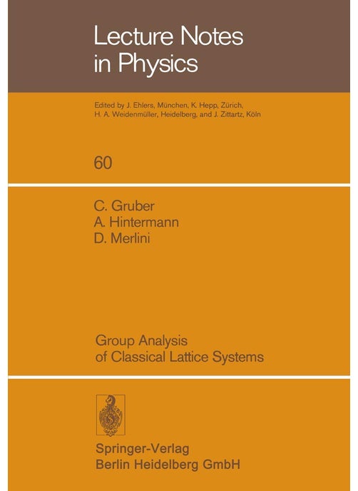 Group Analysis of Classical Lattice Systems