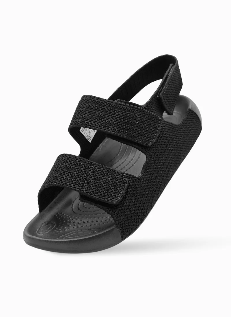 DUOZOULU AQ Three-Strap Knit Sandal