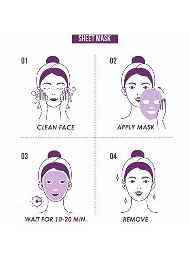 Calitate24 3Pcs Serum Face Mask Sheet For Girls Natural Aloe Vera Masks Enriched With Vitamin-C And Aloe-Vera Extract For Glowing Skin | Deep Cleansing | Anti-Ageing - Image 5