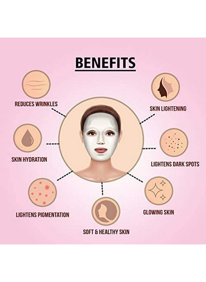 Calitate24 3Pcs Serum Face Mask Sheet For Girls Natural Aloe Vera Masks Enriched With Vitamin-C And Aloe-Vera Extract For Glowing Skin | Deep Cleansing | Anti-Ageing - Image 4