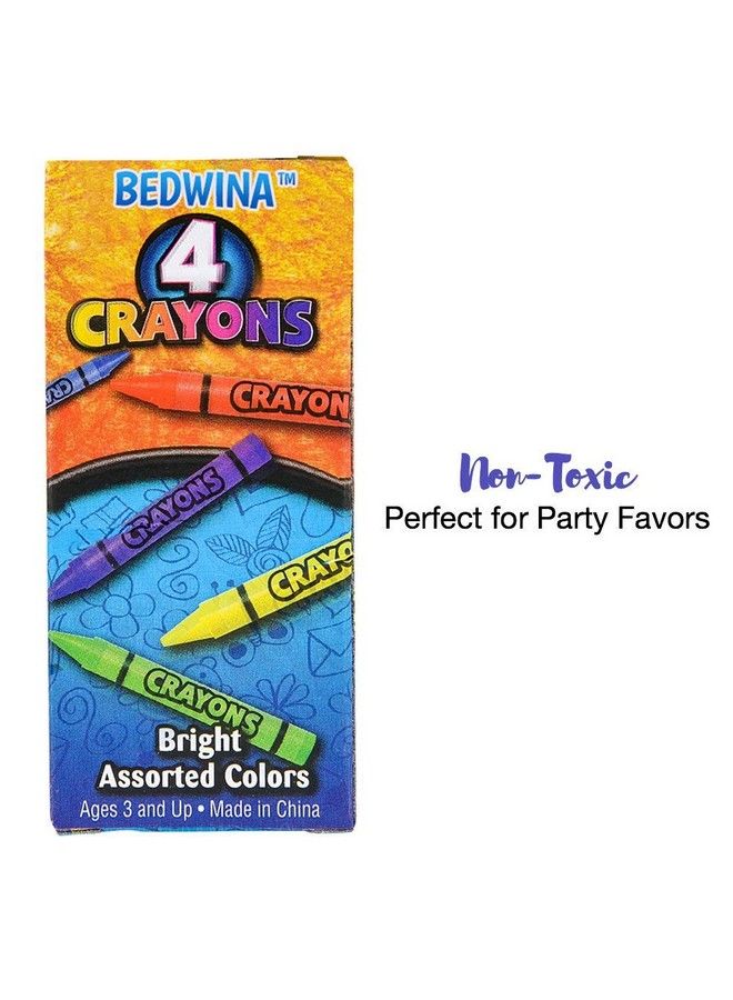Bedwina Bulk Crayons 576 Crayons! Case Of 144 4 Packs Premium Color Crayons For Kids And Toddlers Non Toxic For Party Favors Restaurants Goody Bags Stocking Stuffers  - Image 5