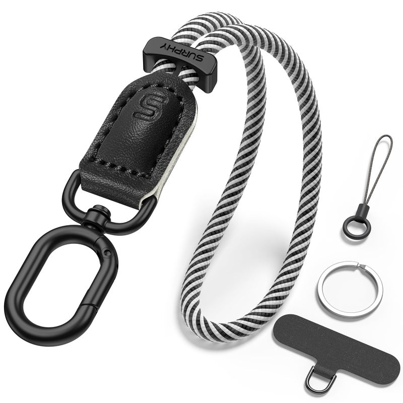 SURPHY Phone Wrist Strap Keychain Wristlet Phone Strap Charm with Tether Tab Cellphone Lanyard Wrist Key Chain for Women - Image 2