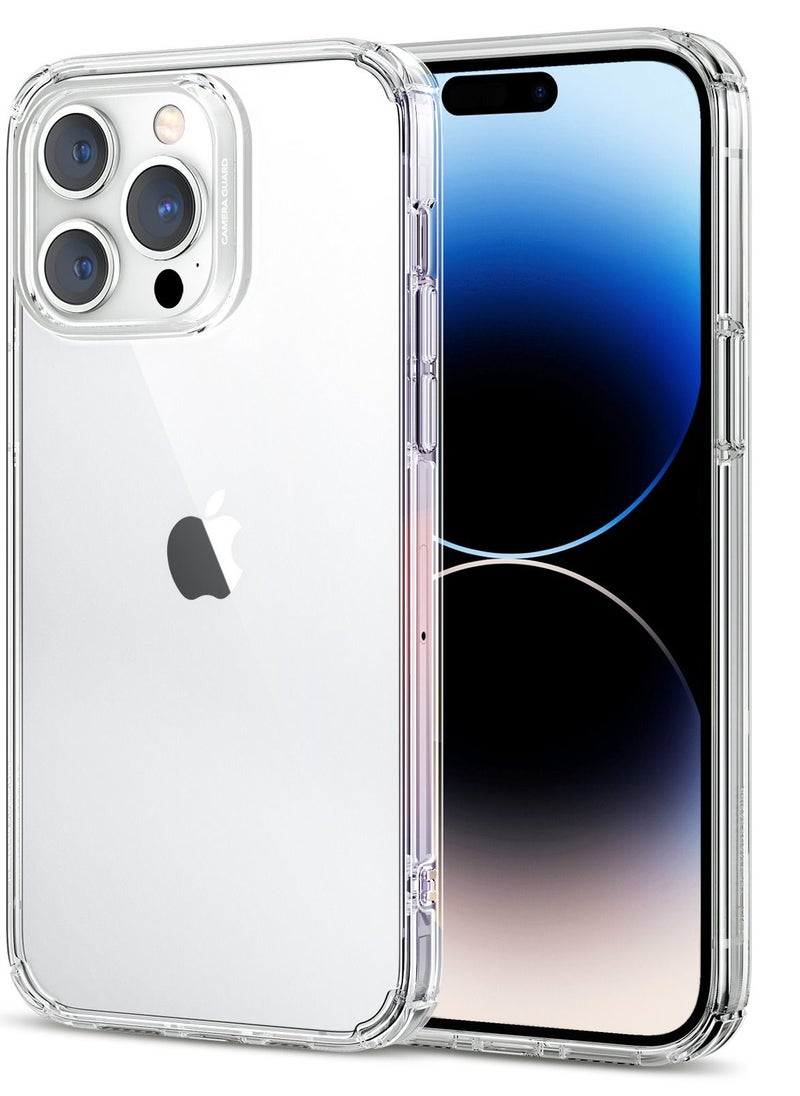 esrgear ESR Krystec Clear Case with HaloLock Compatible with iPhone 14 Pro Case, Compatible with MagSafe, Ultra-Yellowing Resistant, Shockproof Military-Grade Protection, Polycarbonate Buttons, Clear  - Image 1