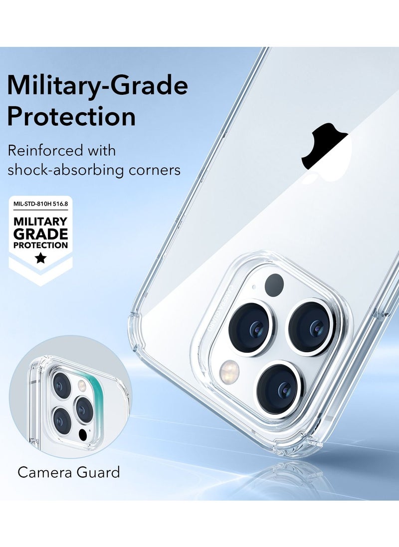 esrgear ESR Krystec Clear Case with HaloLock Compatible with iPhone 14 Pro Case, Compatible with MagSafe, Ultra-Yellowing Resistant, Shockproof Military-Grade Protection, Polycarbonate Buttons, Clear  - Image 5