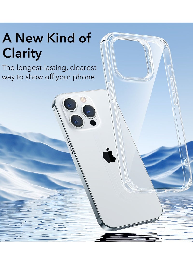 esrgear ESR Krystec Clear Case with HaloLock Compatible with iPhone 14 Pro Case, Compatible with MagSafe, Ultra-Yellowing Resistant, Shockproof Military-Grade Protection, Polycarbonate Buttons, Clear  - Image 4