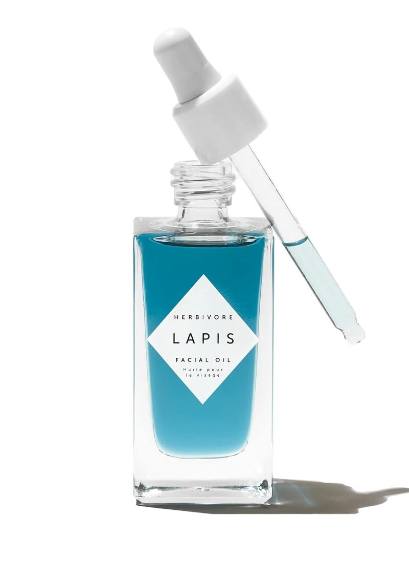 HERBIVORE - HERBIVORE Lapis Blue Tansy Skin Balancing Face Oil – Moisturizer for Oily, Acne-Prone Skin, Soothes Redness, Azulene-Rich Blue Tansy Oil, Plant-based, Vegan, Cruelty-free - Image 1