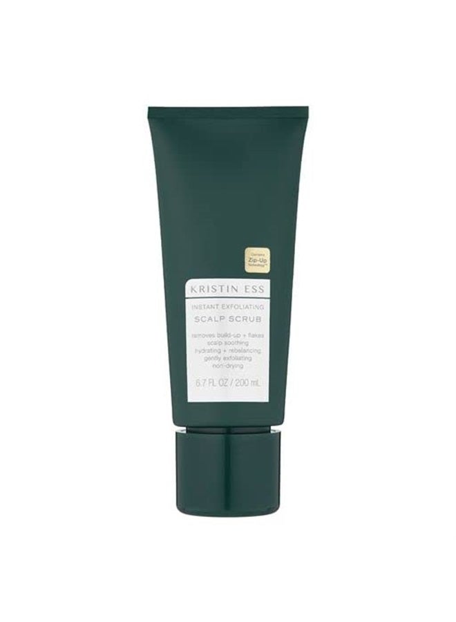Kristin Ess Hair Instant Exfoliating Scalp Scrub for Build Up and Dandruff, Soothing Dry Scalp Treatment, Hydrating + Rebalancing, Non-Drying, Vegan, Color Safe + Keratin Safe, 6.7 fl oz - Image 1