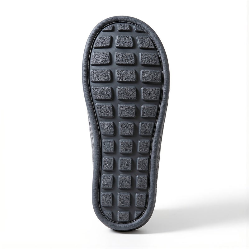 House Slippers Indoor Home Bedroom Living Room Office Warm Fuzzy Cozy Gray Size 40-41 Men - Image 5