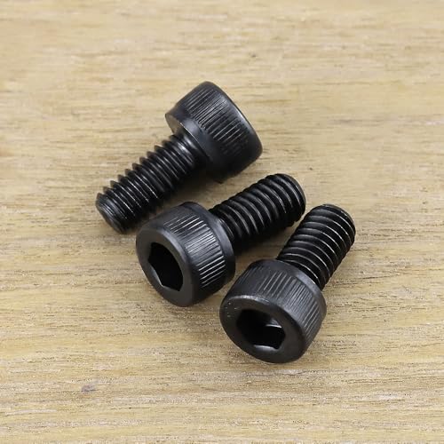 EASTLO M4-0.7 x 12mm Socket Head Cap Screws, 12.9 Grade Alloy Steel, Black Oxide Finish, Full Thread, Coarse Thread, Allen Hex Drive, 100 pcs - Image 2