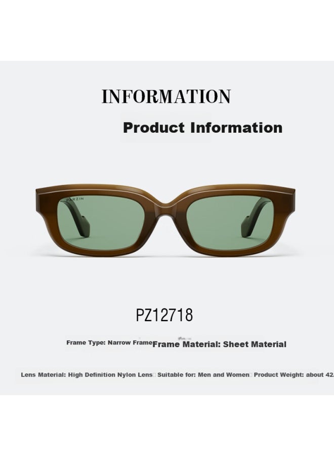Parzin Paza Series Sungl Uni Trendy Small Frame Sunscreen Driving Sungl 12718 - Image 1